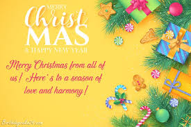 Browse all 110 cards ». Merry Christmas Happy New Year Wishes Card Online