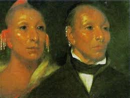 Postcard John Wesley Jarvis "Chief Black Hawk & His Son" 1833 Unused MINT