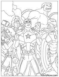 Marvels the avengers coloring pages. Free Avengers Coloring Pages For Download Pdf