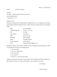 Contoh surat perjanjian perkongsian perniagaan aku dan dunia. Contoh Surat Lamaran Bina Magang Bni Cara Golden