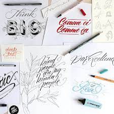 Games, puzzles, and other fun activities to help kids practice letters, numbers, and more! Handlettering Brushlettering Guide By Hannah Rabenstein Www Stabilo Com