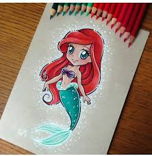 Cute Ariel The Little Mermaid Dessin Ariel Art Disney Dessins Disney