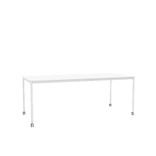 Download the perfect top view desk pictures. Base Table W Castors A Straight Forward Table That Suits Any Space