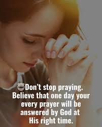Serious question Do you believe in power of prayer ?