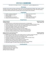 We only partner with the most experienced, nationally recognized and highly in demand writers in the industry. Fitness Personal Trainer Resume Examples Myperfectresume