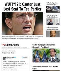 House Majority Leader Eric Cantor Lost His Primary And We Are Dead From  Laughter