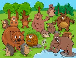 The best selection of royalty free group cartoon character vector art, graphics and stock illustrations. Cartoon Funny Wild Animals Comic Characters Group 2850768 Vector Art At Vecteezy