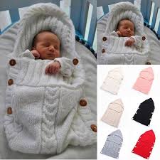 Neugeborenes Baby Wickeln Swaddle Blanket 0 12 Monate Kinder Kleinkind Wolle Stricken Decke Swaddle Baby Schlafsack Schlafsack Kinderwagen Wrap Wasser Bett Babyschlafsack Stricken Schlafsack Baby Neugeborene Babys