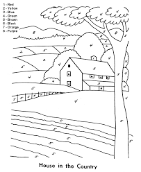 Coloring pages impressive color by number for kids easy t. Color By Number Easy Coloring Home
