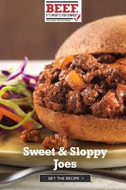 Beefy Sweet Sloppy Joes Recipe Recipes Beef Recipes Easy Sweet Sloppy Joes