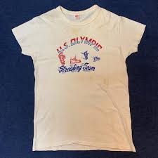 古着屋 now or never on instagram 70 s printed tee shirts 70s 60s hanes t usolympicstreakingteam しみ mens tops mens tshirts mens graphic tshirt