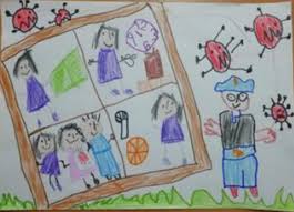 Niños jugando en la calle para dibujar. Revista De Pediatria De Atencion Primaria Como Han Vivido Los Ninos El Confinamiento Por El Coronavirus