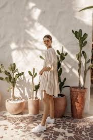 Evalou Smock Bone Pre Order R3 Beautiful Dresses Online Linen Fashion Smocking