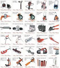 • specialized tools for repair and installation of toilets, faucets, tubular drainage, strainers, sinks and other plumbing fixtures • tools for basic pipe, valves and fittings Rent A Plumbing Camera Montreal Plumbing Location Ferrento Plumbing Tools Plumbing Installation Construction Tools