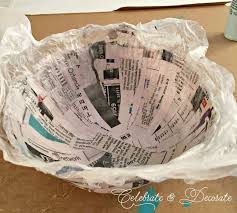 Diy Paper Mache Bowls Paper Mache Bowls Diy Paper Paper Mache Wall Art
