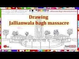 Remembering udham singh, who avenged the jallianwala bagh massacre by assassinating michael o'dwyer, and was hanged by the british in 1940. Jallianwala Bagh à¤œà¤² à¤¯ à¤µ à¤² à¤¬ à¤— Memorial Drawing L Learnbyart Youtube Drawing For Kids Drawings Art Day