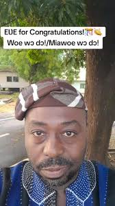 EƲE for Congratulations! 🎊 Woe wɔ dɔ!/Miawoe wɔ dɔ! #SpeakEweNow #Ew...