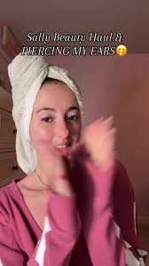 Pierce my ears with me🤭 #fyp #foryoupage #fyppppppppppppppppppppppp  #sallybeauty #haul #earpiercings #piercingcheck