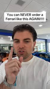 You can NEVER order a Ferrari like this AGAIN!!!!