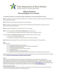 Plus, a $10 gift tax. Military Packet To Title And Register Your Vehicle