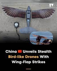 China's unveiling of bird-inspired drones at the 2025 China Military Intelligent Technology Expo. These ornithopters mimic bird flight with flapping wings, designed for stealth reconnaissance, surveillance, and strikes. Models include magpie, seagull,