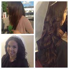 Pin On Hair Extensions Before After