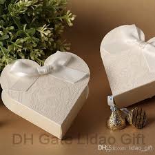 Cheap Candy Boxes Discount Heart Shaped Embossed Candy Gifts Chocolate Favor Boxes Online With Wedding Candy Boxes Wedding Candy Gifts Candy Wedding Favors