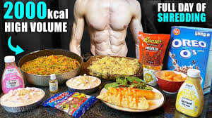 In order to lose weight, you need to create a calorie deficit (when you burn more calories than you consume), according to the mayo clinic. 2000 Calorie High Volume Full Day Of Eating High Protein Fat Loss Muscle Gain Recipes Youtube