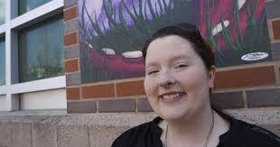 Murals decorate outside of library in Frostburg