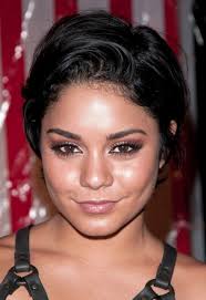 Everyone's been cutting their hair shorter and shorter this year. Layered Short Black Curly Razor Cut Vanessa Hudgens Hairstyles Hairstyles Weekly