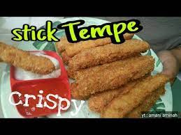 Resep Stick Tempe Crispy Youtube Crispy Snack Recipes Stick