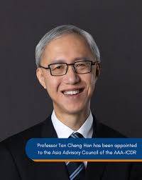 Congratulations to Professor Tan Cheng Han, who has been appointed to the  Asia Advisory Council of the AAA-ICDR. The American Arbitration Association  is one of the largest arbitral institutions in the world.