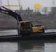 Dredge anfíbio retroescavadeira Sinoway draga de sucção ...