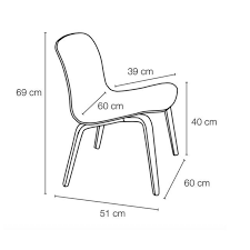 The proportions of the chair are exactly right, and it is neither too big nor too low. Muuto Visu Lounge Chair Nordic New