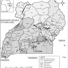 The districts are administered by the local government. Map Of Uganda Showing Regions And The Study Districts Download Scientific Diagram
