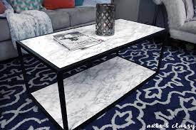 Diy Faux Marble Coffee Table Makeover Tutorial Coffee Table Makeover Faux Marble Coffee Table Marble Decor First up was the sanding.