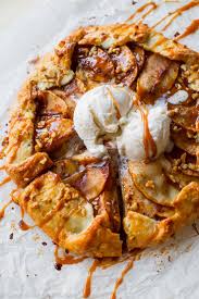 As Delicious And Impressive As Pie But Half The Work This Salted Caramel Apple Galette Is The Easiest Fall Fall Dessert Recipes Recipes Dessert Recipes Easy