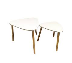 Table Basse Gigogne Scandinave Louka Blanc Table Basse Gigogne Table Basse Table Gigogne Scandinave