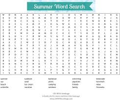 Printables like these really do help on long trips. 32 Free Summer Word Search Puzzles For Kids And Adults