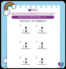 Subtraction using objects subtraction using number line other practice sheets. Maths Subtraction Worksheets For Grade 1 With Free Printables