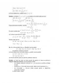 Sa se afiseze solutile ecuatiei. Referat Ecuatii De Gradul Al Doilea Relatiile Lui Viete 328877 Graduo