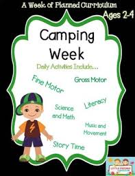 Use any items you can think of that would be fun to paint with based on a camping theme for your easel preschool lesson plans! Preschool Lesson Plan Ideas For Camping Theme With Daily Preschool Activities