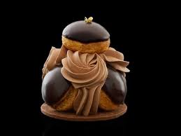 A L Occasion Des Fetes De Paques Claire Damon Vous Proposera Le Saint Honore Chocolat Uniquement Vendredi Samedi Dimanche Et Ricette Dolci Dolci Idee Dolci