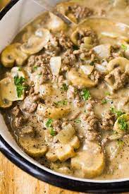 The best rice and ground beef cream of mushroom soup recipes on yummly | the cream of mushroom soup, ground beef chow mein casserole, one pot ground beef stroganoff recipe without cream of mushroom soup. Ground Beef Stroganoff Hamburger Spend With Pennies