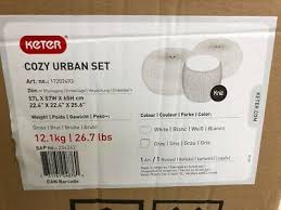 We did not find results for: Keter Urban Knit Pouf Ottoman Set Of 2 With Storage Table Grey White 119 99 Picclick