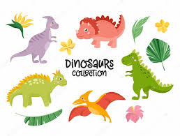 My little tv kids songs and nursery rhymes 22.914.938 views3 year ago. Set Of Cute Dinosaurs Isolated On White Background Kids Illustration Funny Cartoon Dino Collection Tropical Leaves Dino Eggs Rainbow 361536118 Larastock