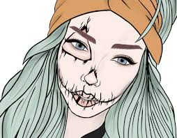 Creepy Face Projekty :: Photos, videos, logos, illustrations and branding  :: Behance