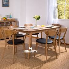 Model meja kursi cafe minimalis indoor chianavari memiliki desain unik berukan susunan rangka kursi berjajar dengan tinggi kursi normal dan meja yang terbuat dari material kayu. Set Meja Makan Elvano
