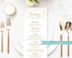Bridal Shower Menu Printable Wedding Menu Printable Menu Etsy Bridal Shower Menu Diy Wedding Menu Wedding Menu
