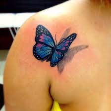 Tattoos 3d Butterfly Tattoo Butterfly Tattoo On Shoulder Butterfly Tattoo